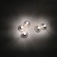 Artemide Teti Ceiling or Wall Lamp Applique White A048120
