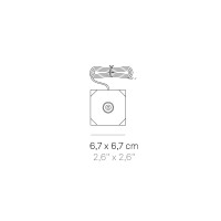 Zafferano Contact Charging Base for Poldina MICRO Portable Lamp