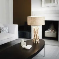 Ideal Lux Driftwood Lampada da Tavolo con Rami in Legno Naturale