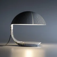 Martinelli Luce Cobra Texture Lampada da Tavolo By Area-17