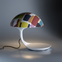 Martinelli Luce Cobra E27 Table Lamp Design by Michel Boucquillon