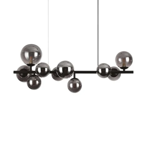 Ideal Lux Perlage LED Linear Horizontal Suspension Lamp in Glass