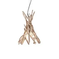Ideal Lux Driftwood Suspension Lamp with Natural Wood Branches