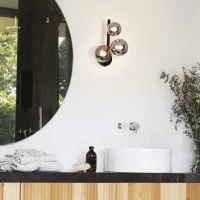 Ideal Lux Perlage Applique LED Lineare con Diffusori Sferici in Vetro