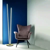 Cattaneo Lucilla Linear Dimmable and Adjustable LED Floor Lamp