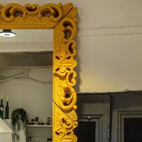 Slide Design MIRROR OF LOVE XL Decorative Mirror By Moro and Pigatti