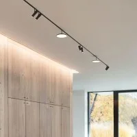 Flos ZERO TRACK Surface Mounted Track for Ceiling or Wall Installation Flos ZERO TRACK Surface Mounted Track for Ceiling or Wall Installation