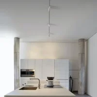 Flos ZERO TRACK Surface Mounted Track for Ceiling or Wall Installation Flos ZERO TRACK Surface Mounted Track for Ceiling or Wall Installation
