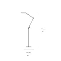 Ideal Lux Futura Lampada LED da Terra Orientabile e Dimmerabile