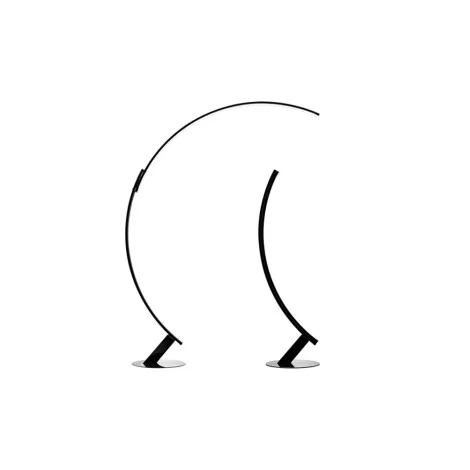 Kundalini Kyudo Floor Lamp with Dimmable and Sliding Arc LED