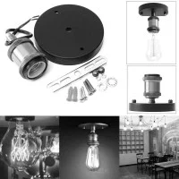 Ceiling or Wall Lamp with Bronze Lamp holder Vintage style with