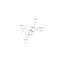 Wever & Ducrè Dot Applique LED Dimmerabile in Alluminio per Interno