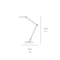 Ideal Lux Futura Adjustable and Dimmable LED Table Lamp
