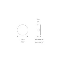 Lodes Puzzle Mega Round Dimmable LED Wall or Ceiling Lamp