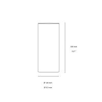 Ideal Lux Edo Lampada da Tavolo Elegante in Vetro Soffiato