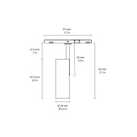Flos Find Me 0 Faretto LED 24V Orientabile per Binario ZERO TRACK