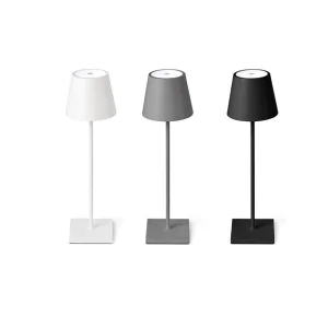 Faro TOC LED Table Lamp 2W portable Rechargeable IP54 use Outdoor indoor