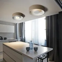 Cattaneo Well LED Ceiling/Wall Lamp with Adjustable Diffuser