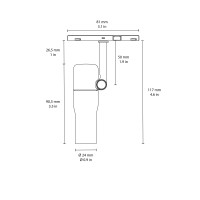 Flos Atom 90 Faretto LED 24V Orientabile per Binario ZERO TRACK