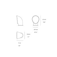 Artemide Piroscafo Lampada LED da Terra per Esterno in Alluminio