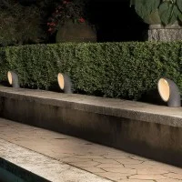 Artemide Piroscafo Lampada LED da Terra per Esterno in Alluminio