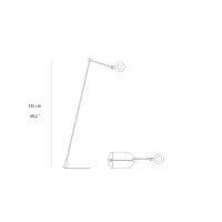 Martinelli Luce L'Amica Adjustable LED Floor Lamp for Indoors