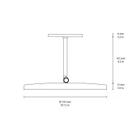 Flos Atom 200 Round LED Module 24V for ZERO TRACK Profile