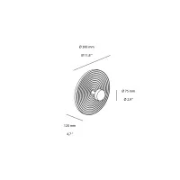 copy of Wever & Ducrè Dot Dimmable LED Wall Lamp in Aluminum for Indoor