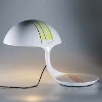 Martinelli Luce Cobra Texture Lampada da Tavolo By Giorgio Brogi