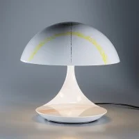 Martinelli Luce Cobra Texture Lampada da Tavolo By Giorgio Brogi