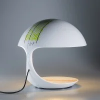 Martinelli Luce Cobra Texture Lampada da Tavolo By Giorgio Brogi