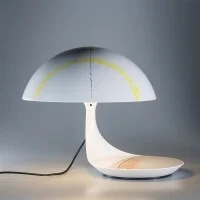 Martinelli Luce Cobra Texture Lampada da Tavolo By Giorgio Brogi