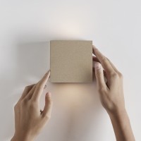 Cattaneo Quadretto LED Applique Cube Wall Lamp
