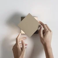 Cattaneo Quadretto LED Applique Cube Wall Lamp