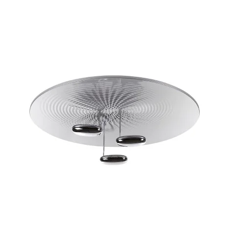 Artemide Droplet Dimmable LED Ceiling Lamp in Aluminum
