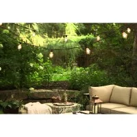 String Light 5 Lampholder E27 5 mt Outdoor Extendable Black String Light 5 Lampholder E27 5 mt Outdoor Extendable Black