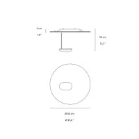Artemide Droplet Mini Lampada LED Dimmerabile da Parete o Soffitto