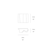 Artemide Logico Mini Applique Elegante Dimmerabile in Vetro Soffiato