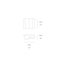 Artemide Logico Micro Applique Elegante Dimmerabile in Vetro Soffiato