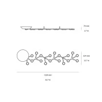 Artemide LED NET LINE 125 APP Linear Ceiling Lamp