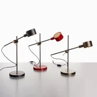 Oluce G.O. Lampada LED Storica da Tavolo Minimale Orientabile