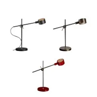 Oluce G.O. Lampada LED Storica da Tavolo Minimale Orientabile