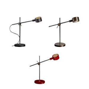 Oluce G.O. Minimalist Adjustable Historical LED Table Lamp