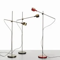 Oluce G.O. Minimalist Adjustable Historical LED Floor Lamp