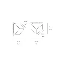Artemide Edge Cubic Ceiling or Wall Lamp Dimmable IP65