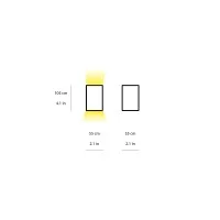 Cattaneo Cubick 2x 4,5W Biemission LED Wall Lamp