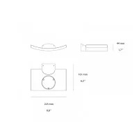 Artemide Microsurf Applique LED Minimalista in Alluminio