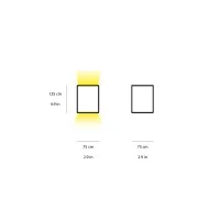 Cattaneo Cubick 2x 8.7W Biemission LED Wall Lamp