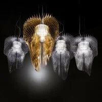 Slamp ARIA 50 S Lampada Radiale LED da Sospensione By Zaha Hadid