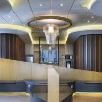 Slamp ARIA 60 M Radial LED Suspension Lamp By Zaha Hadid